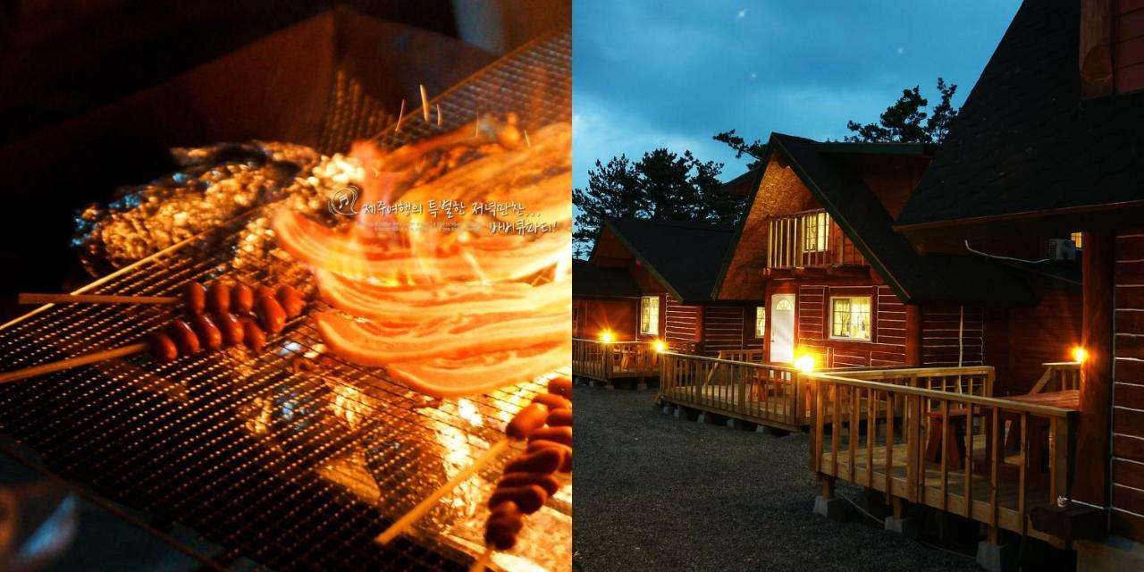 Jeju Joa Log Pension Seogwipo Eksteriør billede